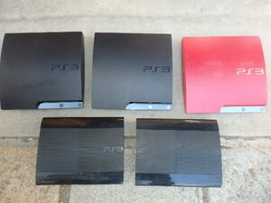 SONY ソニー PS3 本体 まとめて 5台 CECH-2000A CECH-3000B CECH-3000A CECH-4000B CECH-4000C 封印シール有 プレイステーション3 GG1522