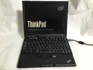 ジャンク ThinkPad X61s Core 2 Duo L7500 1.6GHz 部品取り用 HDDなし 1GB IBM Lenovo