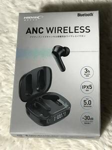 未使用品　ANC　WIRELESS　Bluetooth　ブルートゥース　アクティブノイズキャンセル搭載　ワイヤレスイヤホン