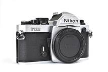 【美品】Nikon ニコン New FM2 シルバー 最後期型CEマーク入り　清掃・簡易整備・電池付き　使用感のほとんどない極上中古品_画像2