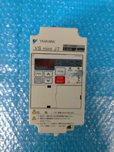 [CK7550] YASKAWA VS mini J7 200V 0.4kW インバータ CIMR-J7AA20P4 動作保証