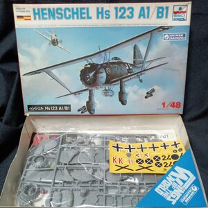 ■〒510円「ヘンシェル・Hs123A1/B1」1/48 エレール 未開封（管253）