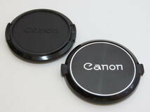 Canon Snap-on Lens Cap 55mm　キャノン レンズキャップ 意匠違い ２種_画像1