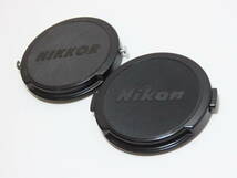 Nikon Snap-on Lens Cap 52mm　ニコン レンズキャップ 意匠違い ２種_画像1