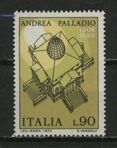 ∞イタリア　1973年　建築家パッラーディオ　SC#1106　未使用NH　1種完