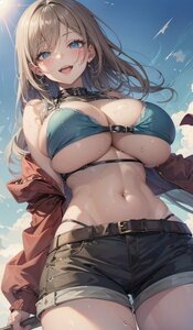 【1円スタート】B3 プレイマット オリジナル 露出ギャル マイクロビキニ 巨乳 はみ乳 マウスパッド タペストリー ラバーマット 高品質