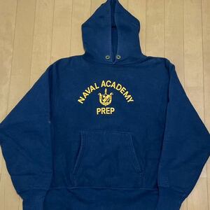 80s初期 NAVAL ACADEMY PREP チャンピオン リバースウィーブ パーカー USA製 ビンテージ スウェット navy usma usafa トリコタグ