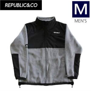 ○ 22-23 REPUBLIC R.P.M CREW FLEECE カラー:Heather Mサイズ リパブリック スノーボード フリース