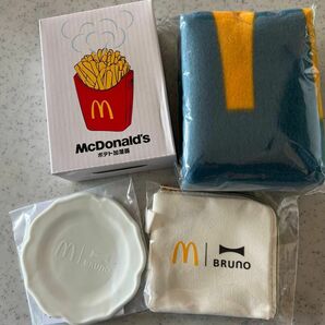 マクドナルド　福袋　2024 マック　 ポテト加湿器 ブランケット ブルーノ BRUNO