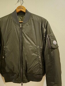 MONCLER モンクレール国内正規品 BEAMS GRANVILLE MA-1タイプ リバーシブルダウンジャケット2 カーキ 極美品 完売商品