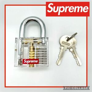 ◆新品未使用◆Supreme Transparent Lock Clear シュプリーム トランスペアレントロック クリア スケルトン 南京錠 鍵 インテリア 20SS