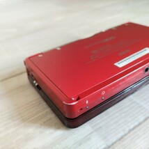 動作品 Nintendo 3DS フレアレッド 本体 任天堂_画像8