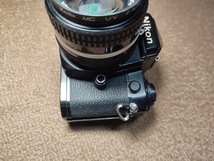 Nikon FE2 ブラック AI NIKKOR 50mm F1.4 ニコン フィルムカメラ 標準単焦点レンズ　おまけつき_画像4