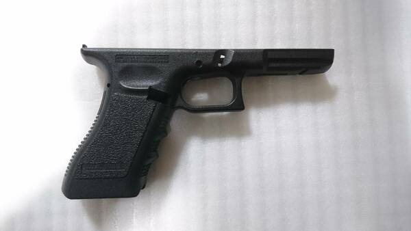 KSC製 カスブローバックハンドガン Gシリーズ Glock 18C用 純正ミッドサイズPINフレーム 