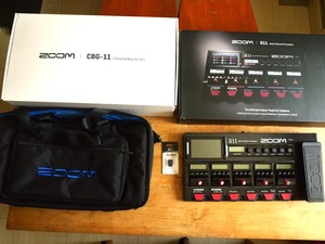 送料無料 中古 動作正常 ZOOM G11 + BTA-1 + CBG-11 + AD+19A/D マルチエフェクター セット