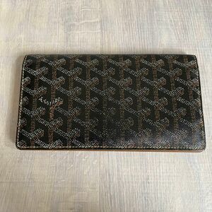 Goyard long wallet Saint Louis Black ロングウォレット サンルイ ブラック 専用箱、証明書付き