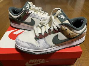 NIKE DUNK LOW 27.5cm Sail Multi Camo