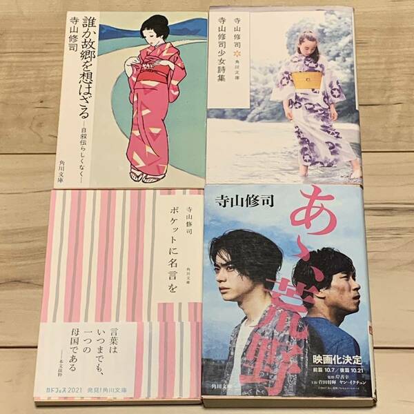 寺山修司set 誰か故郷を想はざる/あゝ、荒野/少女詩集/ポケットに名言を　天井桟敷