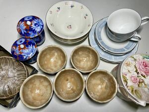 食器まとめ ギフトまとめ お皿 中皿 カップ 花瓶 和食器 陶器 急須 湯呑みほか 001