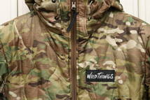 USA製 ワイルドシングス WILD THINGS プリマロフト リバーシブルジャケット マルチカム 迷彩 美品 size MENS S（日本サイズM程度） _画像2