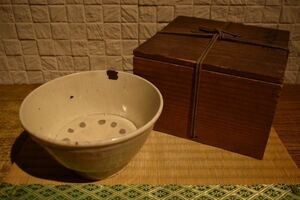 【GE】E53【コレクター所蔵品】時代 朝鮮白磁茶碗 /中国古玩 朝鮮美術 骨董品 時代品 美術品 古美術品