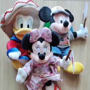 ディズニー ぬいぐるみ ドナルド ミッキー ミニー