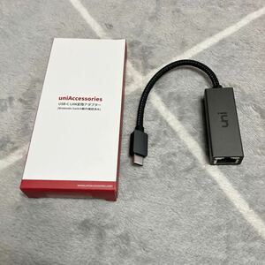 uni USB C 有線LANアダプタUSB3.0 Giga【Switch/MacOS/Windows/ChromeOS/Linux対応】1000Mbps高速 USB-C to RJ45 イーサネットThunderbolt3