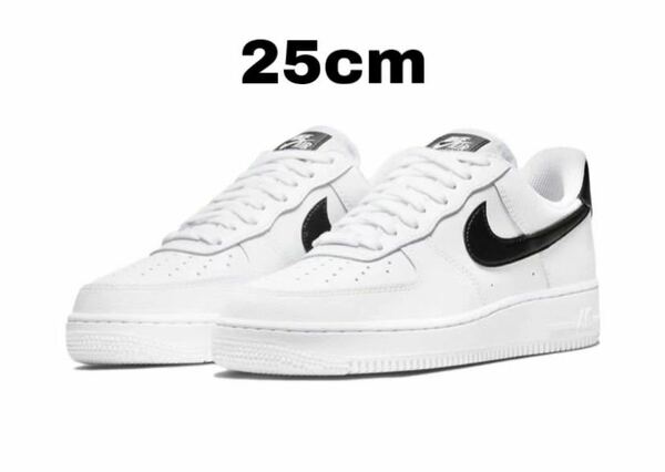 ナイキ ウィメンズ エアフォース1 ロー 07 ホワイト/ブラック 25cm Nike WMNS Air Force 1 Low 07 White/Black