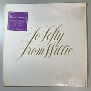 43423★美盤【日本盤】 Willie Nelson / TO LEFTY FROM WILLIE ※シュリンクステッカー