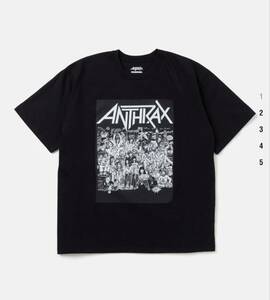 2023秋冬　Lサイズ 　ブラック　NH X ANTHRAX . TEE SS-2　ネイバーフッド　NEIGHBORHOOD　(232PCNH-ST02S)