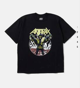 2023秋冬　XLサイズ 　ブラック　NH X ANTHRAX . TEE SS-1　ネイバーフッド　NEIGHBORHOOD　(232PCNH-ST01S)