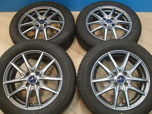 ECOタイヤ付 WEDS レオニス ナヴィア01 5.5J 15in IS43 100 4H NH100C 175/65R15 アクア ヴィッツ Z12キューブ フィット