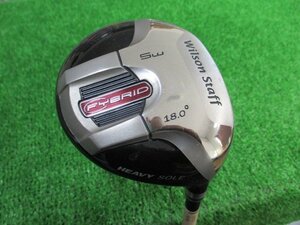 （中古フェアウェイウッド）Wilson Staff FYBRID 5W 18度 Wilson Staffオリジナルシャフト Rフレックス　　(桜店）