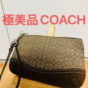 〔8〕極美品COACH ポーチ