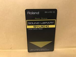 Roland　sound library card SN-U110-10 Rock Drums