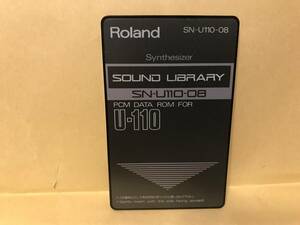 Roland　sound library card SN-U110-08 Synthesizer