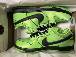 25.5cm パワーパフガールズ × ナイキ SB ダンク ロー プロ QS バターカップ The Powerpuff Girls × Nike SB Dunk Low Pro QS Buttercup 