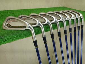 MacGregor Ｍ-68R2 SUPER CAVITY BACK OVERSIZED 3番～9番/PW/SW 9本セット 純正カーボンシャフト MAC-SUPER LIGHT フレックスR マグレガー