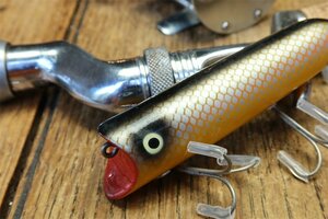 1950年代頃 HEDDON LUCKY 13 SPOOK オールドヘドン ラッキー13 スプーク 検) 道楽 ハトリーズ BALSA50 ザウルス ABU 好きな 昭和釣り人に