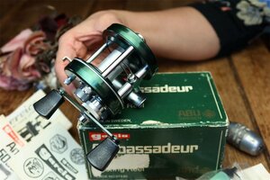 70s 新古 ABU 5000D オールド アブ 道楽 ハトリーズ BALSA50 ZEAL ザウルス HEDDON FENWICK 世代の昭和レトロアングラーに