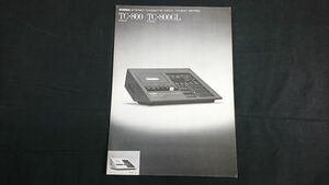 【昭和レトロ】『YAMAHA(ヤマハ)STEREO CASSETTE DECK(ステレオカセットデッキ) TC-800/TC-800GL カタログ 1975年4月』