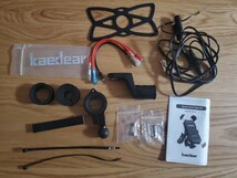 Kaedear(カエディア) バイク スマホホルダー QI ワイヤレス充電 防水 携帯ホルダー バイク用 アルミ製 マウント QI クイックホールド_画像4