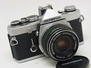 ☆ OLYMPUS OM-1+GズイコーオートW28mmF3.5 (ボディは点検整備清掃済み！プリズム交換対策済み！レンズは、清掃整備済み）☆