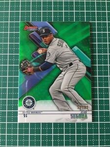 即決のみ！★TOPPS MLB 2018 BOWMAN'S BEST #44 JEAN SEGURA【SEATTLE MARINERS】ベースカード 99枚限定 リフラクター パラレル 18★