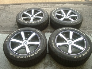 ハイエース　２１５/６０R17 109/107 2022年製　ESSEX　6.5－17　139.7/6　ET38　９分山　４本セット