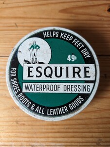 オイル缶　ヴィンテージ　60s　インテリア　ビンテージ　vintage　ESQUIRE　アメリカ製　USA