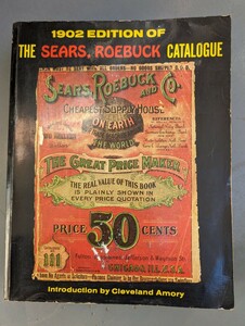1969年 ビンテージ SEARS シアーズ カタログ本(1902年) USA製 本 ガイドブック 歴史 資料 表紙付き インテリア　アドバタイジング　