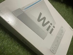 【未使用】Nintendo Wii 白 シロ RVL-001 任天堂 一部開封あり　ホワイト ニンテンドー