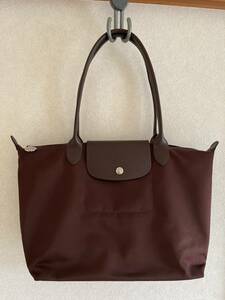 LONGCHAMP Long Champ rup rear -ju Neo S chocolate Brown 