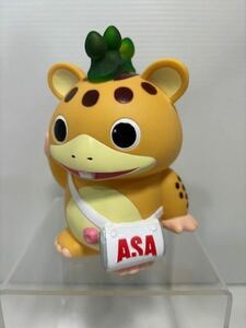 1989年★朝日新聞社★ASA★快獣★ブースカ★ソフビ人形★貯金箱 １３．０ｃｍ 当時物 企業物 非売品 現状